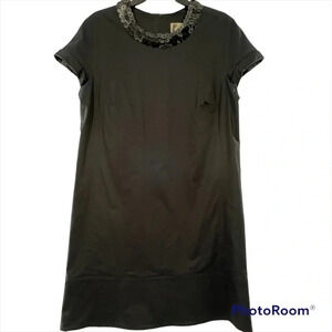 COPY - Burberry London Sequin Collar Short Rolled Sleeve Dress